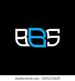 BBS logo design, BBS simple and modern logo. BBS luxurious alphabet design  