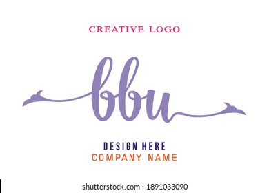 BBU lettering logo is simple, easy to understand and authoritative