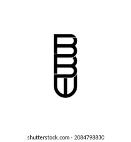 bbw letter original monogram logo design