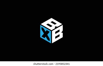  BBX, plantilla de diseño de logotipo de letra BXB vector 