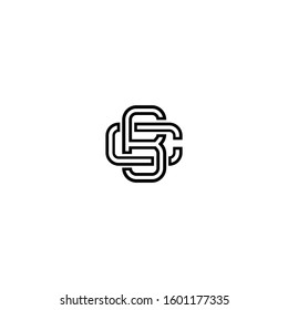BC B C letters logo design inspiration