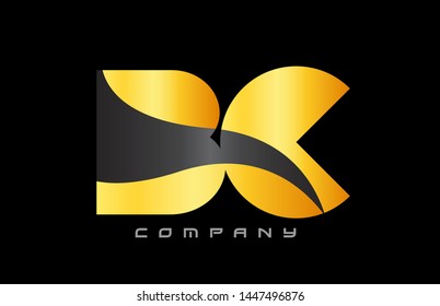 BC B C yellow black alphabet combination letter logo design suitable for a company or business