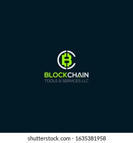 BC block chain logo CB letter icon vector logo design