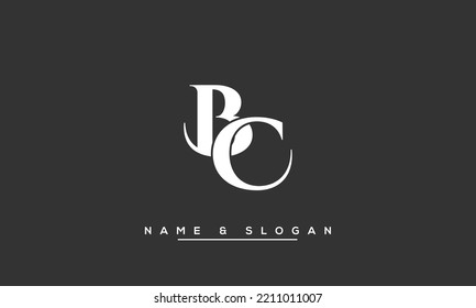 BC,  CB  Abstract  Letters  Logo  Monogram
