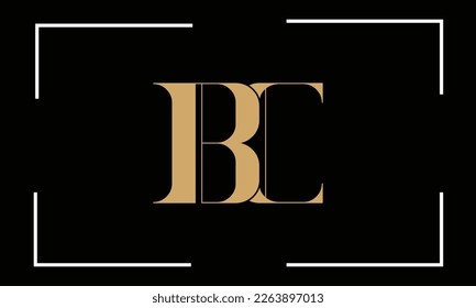 BC, CB, Abstract Letters Logo Monogram