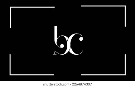 BC, CB, Abstract Letters Logo Monogram