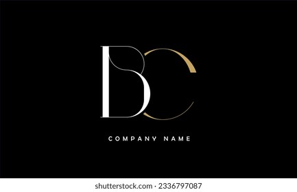 BC, CB Abstract Letters Logo Monogram