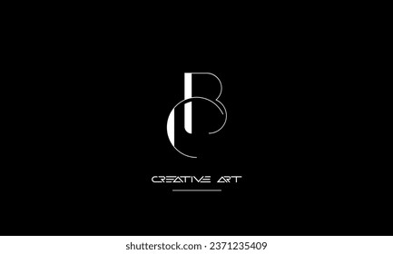 BC, CB, B, C letras abstractas monograma