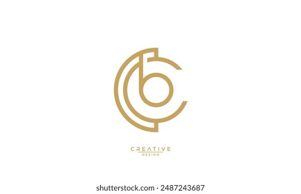 BC, CB, B, C, Abstrakte Buchstaben Logo-Monogramm