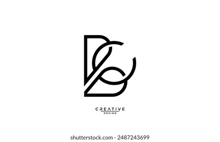 BC, CB, B, C, Abstract Letters Logo monogram