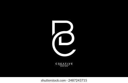 BC, CB, B, C, Letras Abstractas Logo monograma