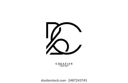 BC, CB, B, C, Abstract Letters Logo monogram