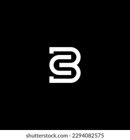 BC or CB letter vector illustration for icon,symbol or logo. logo initials BC or CB