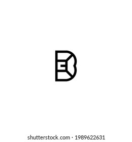 bc cb letter vector logo abstract