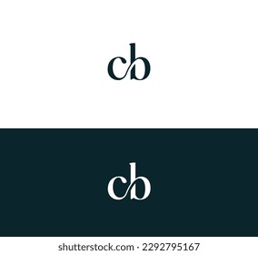 BC, logotipo vectorial de letra CB. logotipo del vector de letras CB, BC