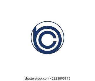 BC CB Logo design vector template