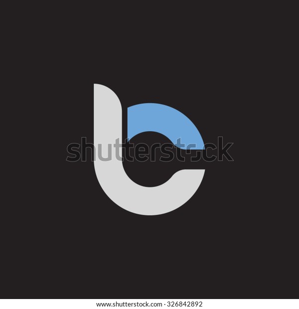 bc, cb 중복 반올림된 문자 스톡 벡터(로열티 프리) 326842892