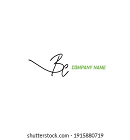 Bc initial handwriting logo for identity