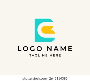 BC Initial Letter Logo Design, Graphic Alphabet Symbol