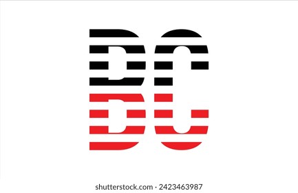 BC initial letter negative space minimal logo design vector. monogram, symbol, emblem, elegant, abstract, sign, typography, minimalist, premium, flag, business, company, corporate, commercial, brand