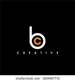 BC Letter Initial Logo Design Template Vector Illustration	
