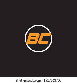 BC letter logo with circle