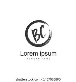 BC Letter Logo Design. Creative Modern BC Letters Icon Illustration