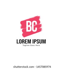 BC Letter Logo Design. Creative Modern BC Letters Icon Illustration