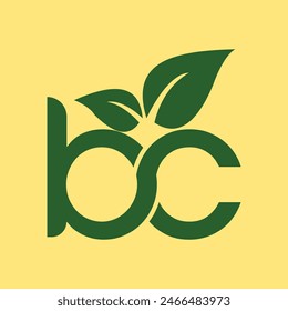 bc Letter Logo Design. bc Creative letter logo design vector, bc Letter Initial Logo Design.
