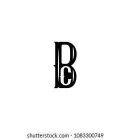 bc Letter Logo Vector
