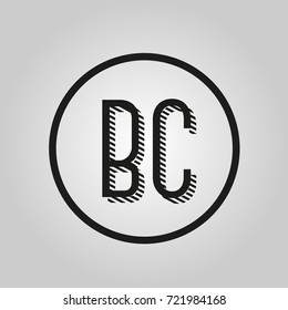 BC Letter Logo Vector