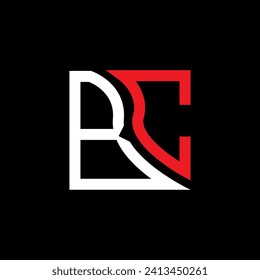 diseño vectorial del logotipo de la letra BC, logotipo simple y moderno de BC. diseño de alfabeto lujoso BC  
