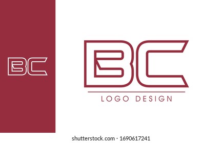 BC Letter Vektorillustration Logo.BC Letter Vektorillustration Logo
