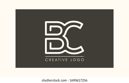 Logotipo vectorial de letra BC.logotipo vectorial de letra BC
