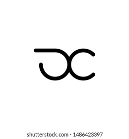 bc letter vector logo. b c vector logo