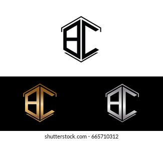 BC letters linked with hexagon shape logo