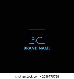 BC -Logo Design Concept template