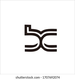 
"bc" logo design This design is suitable for your company name and brand