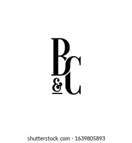 B&C logo icon vector design