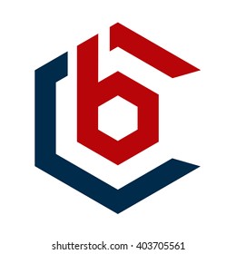 Bc Logo Initial And Hexagon