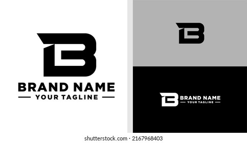 BC LOGO MONOGRAM FUTURISTIC TECHNOLOGY EDITABLE