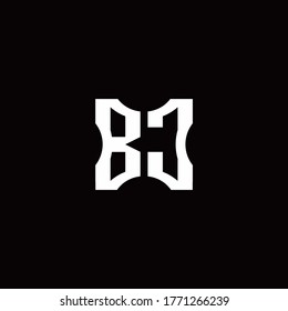 BC-Logo-Monogramm mit Mustern für Schnittelemente