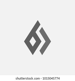 BC minimalist geometry logo vector