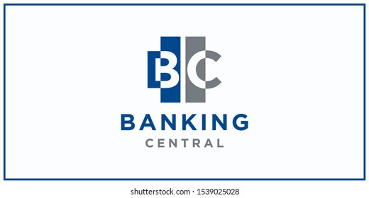 bc negative squared space. banking center logo