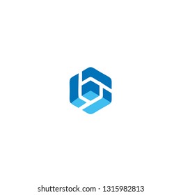 BC Square Letter Logo Design