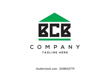 BCB creative three letter real estate logo vector  svg