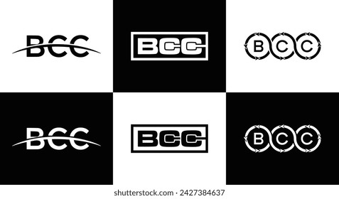 BCC logo. B C C design. White BCC letter. BCC, B C C letter logo design. Initial letter BCC linked circle uppercase monogram logo.  letter logo vector design. top , Most Recent, Featured,