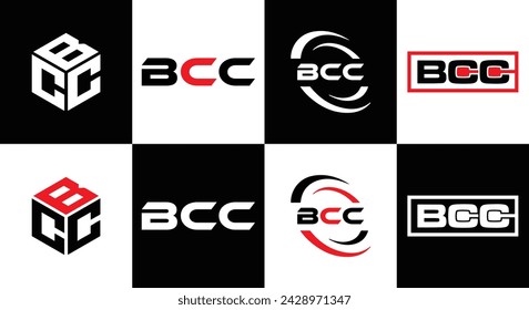 Logo de BCC. Diseño B C C. Letra blanca CCO. Diseño de logotipo de letra BCC, B C. Letra inicial BCC vinculado círculo mayúscula monograma logo. letra logo vector diseño. top , más reciente, destacada,