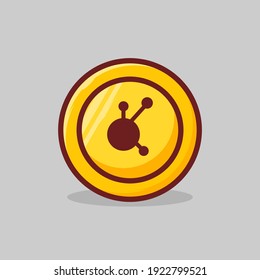 Bcc Vector Icon Illustration. Crypto Icon Concept Isolated Premium Vector. Flat Cartoon Style