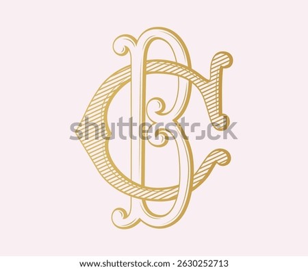 BC,CB, logo BC ,Letter BC ,  Monogram BC , Wedding Monogram, Wedding Logo, Logo Design , Monogram Vintage